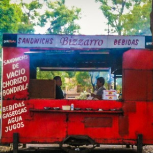 Buenos Aires Street Food: A Bizarre Bondiola in the Woods